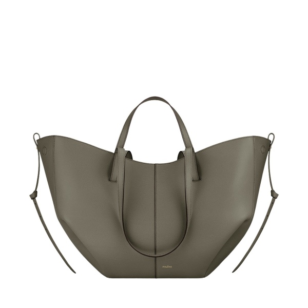 Polène Cyme in Smoky Green Cyme in Smoky Green - Totes & Top-Handle Bags - Parisian Luxury Leather Bag at Luxury Shoes 