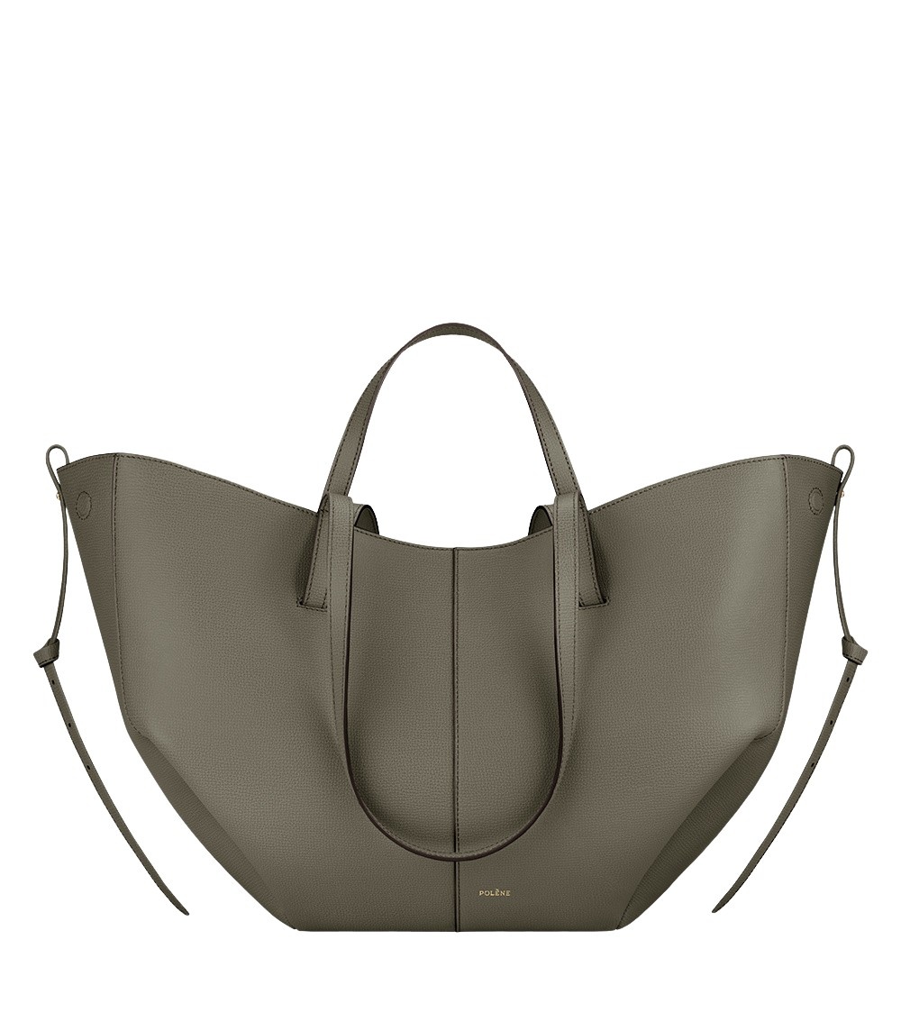 Polène Cyme in Smoky Green Cyme in Smoky Green - Totes & Top-Handle Bags - Parisian Luxury Leather Bag at Luxury Shoes 