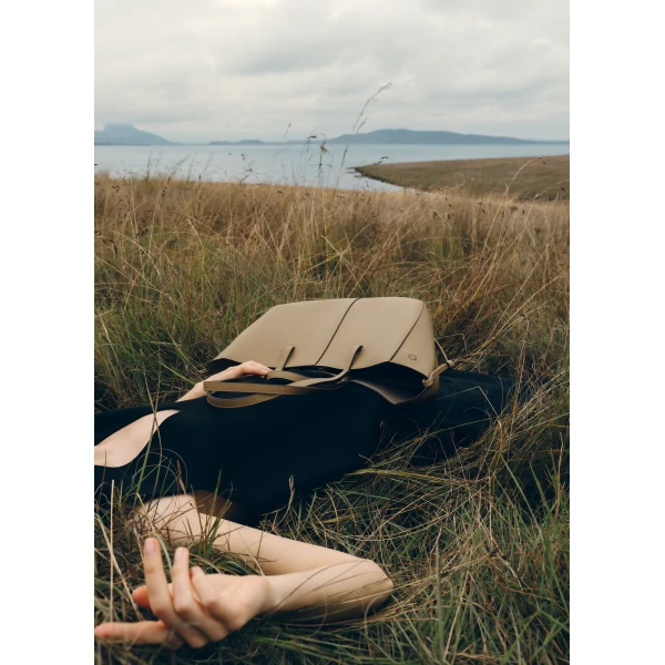 Polene Cyme in Smoky Olive Bag, view 3