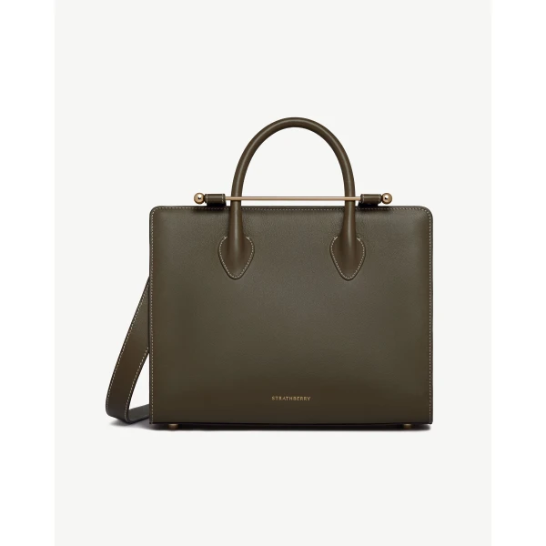Strathberry Midi Tote in Khaki, view 2