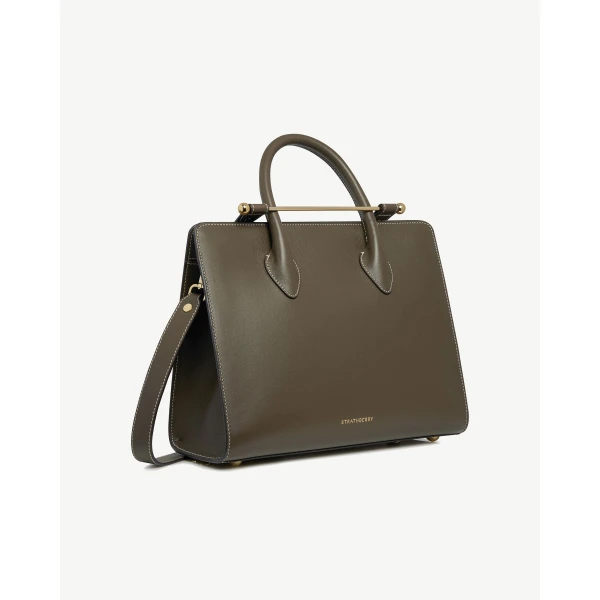 Strathberry Midi Tote in Khaki, view 3