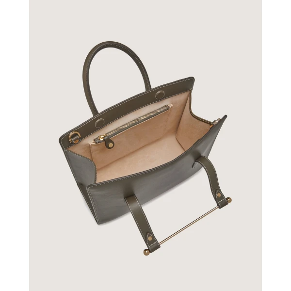 Strathberry Midi Tote in Khaki, view 5