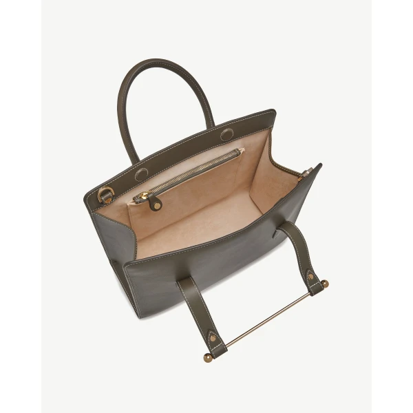 Strathberry Midi Tote in Khaki, view 6