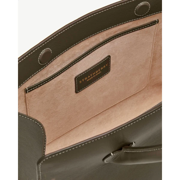 Strathberry Midi Tote in Khaki, view 8