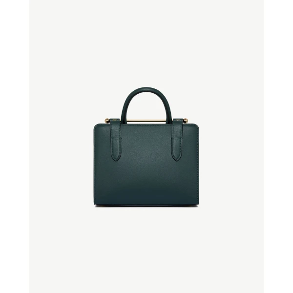 Strathberry Mini Tote in Bottle Green, view 4