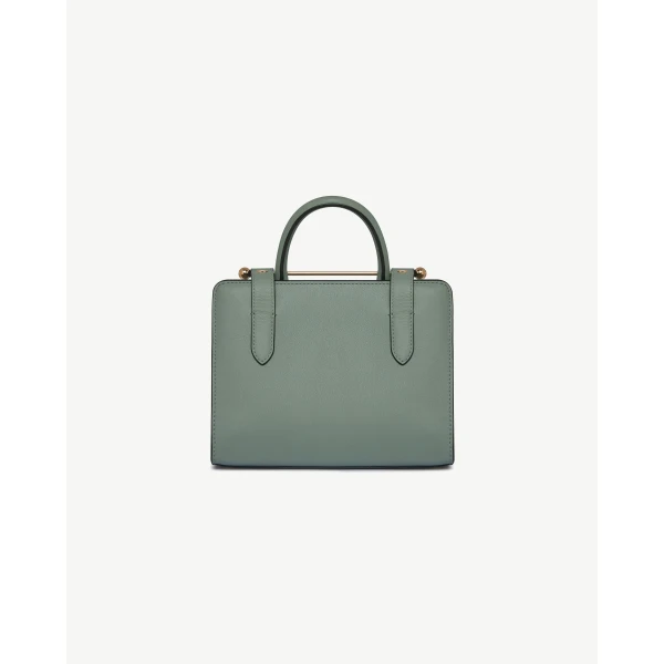 Strathberry Mini Tote in Library Green, view 4