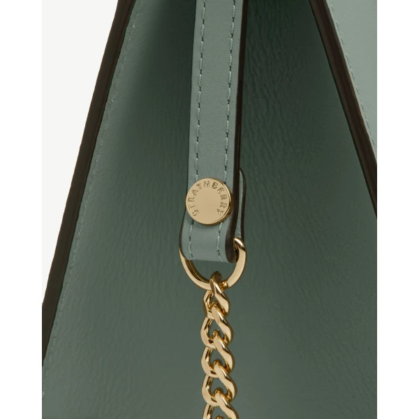 Strathberry Mini Tote in Library Green, view 6