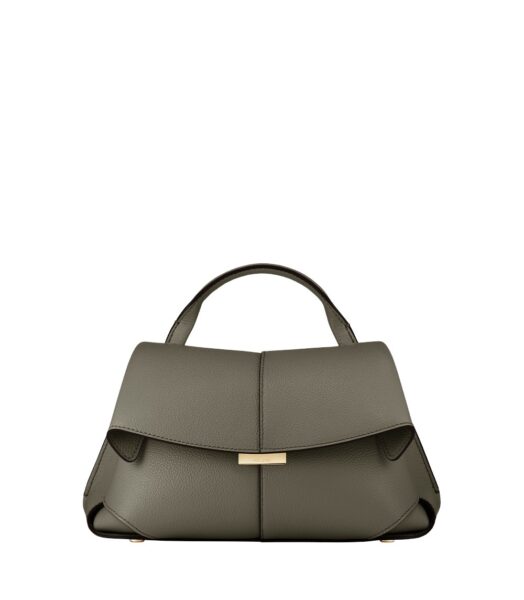 Polène Mokki Mini in Smoky Green Mokki Mini in Smoky Green - Mini Bags - Parisian Luxury Leather Bag at Luxury Shoes 
