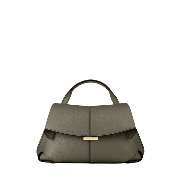 Polène Mokki Mini in Smoky Green Mokki Mini in Smoky Green - Mini Bags - Parisian Luxury Leather Bag at Luxury Shoes 