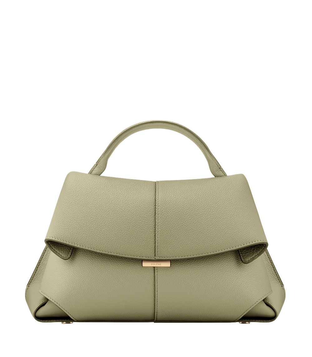 Polène Mokki in Linden Mokki in Linden - Shoulder & Crossbody Bags - Parisian Luxury Leather Bag at Luxury Shoes 
