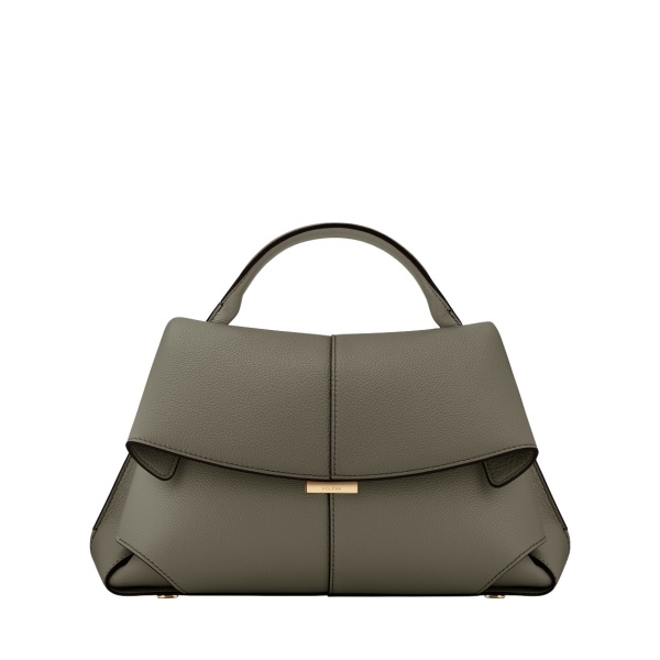 Polène Mokki in Smoky Green Mokki in Smoky Green - Shoulder & Crossbody Bags - Parisian Luxury Leather Bag at Luxury Shoes 