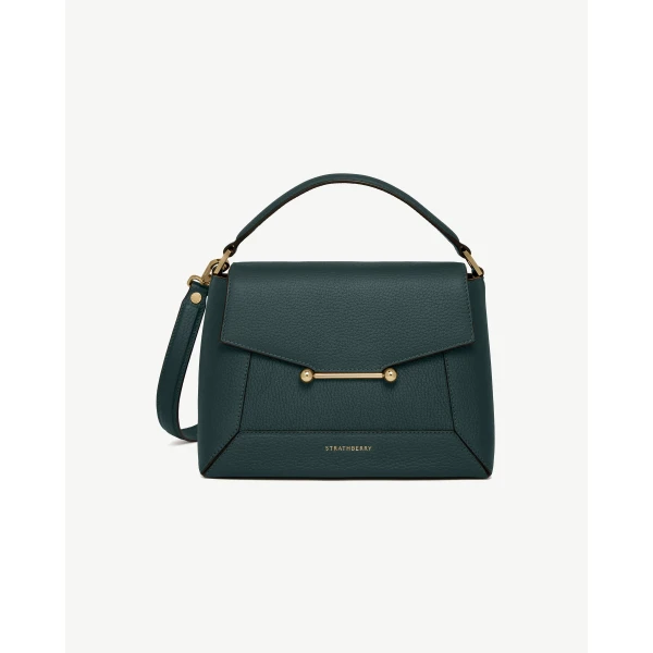 Strathberry Mosaic Bag in Bottle Green, view 2