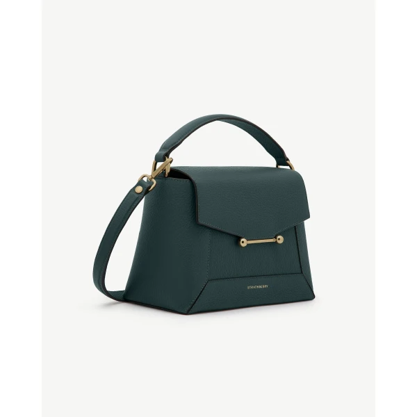 Strathberry Mosaic Bag in Bottle Green, view 3