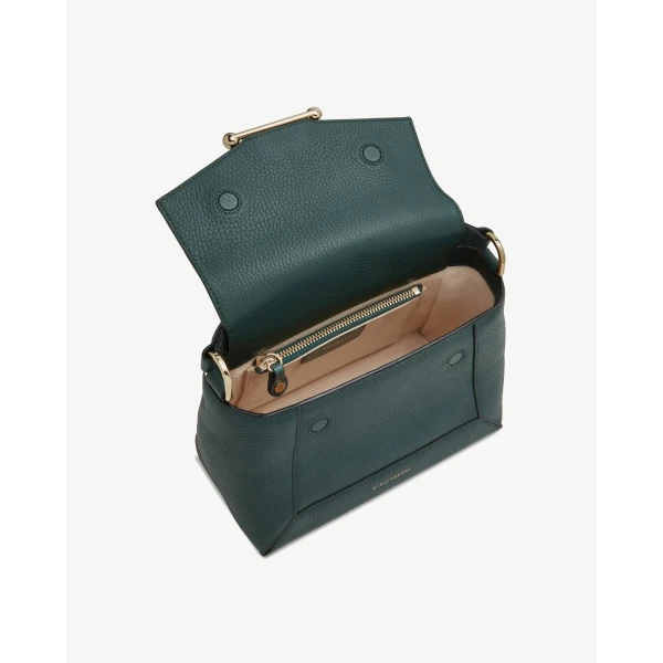 Strathberry Mosaic Bag in Bottle Green, view 5