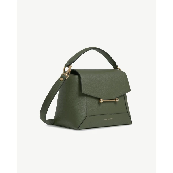 Strathberry Mosaic Bag in Pine Green, view 3