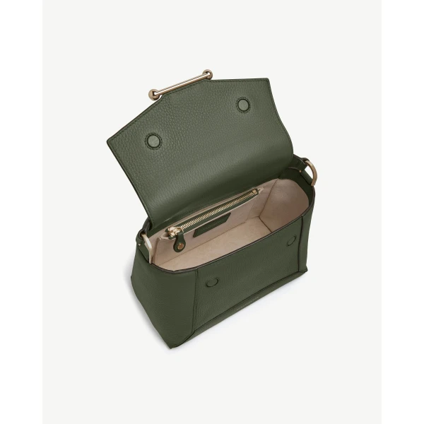 Strathberry Mosaic Bag in Pine Green, view 5