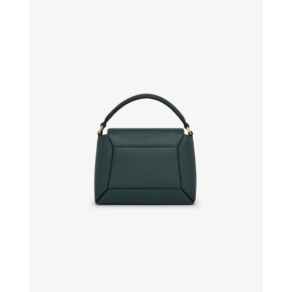 Strathberry Mosaic Nano in Bottle Green, view 4