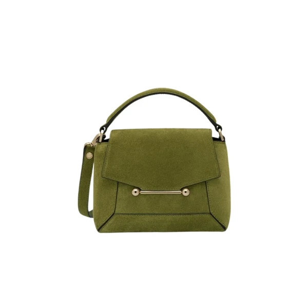Strathberry Mosaic Nano in Lime and Khaki