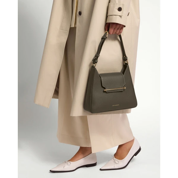 Strathberry Multrees Hobo in Khaki, view 9