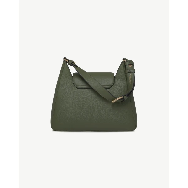 Strathberry Multrees Hobo in Pine Green, view 4