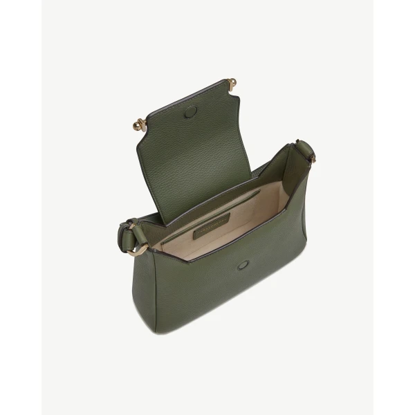 Strathberry Multrees Hobo in Pine Green, view 5