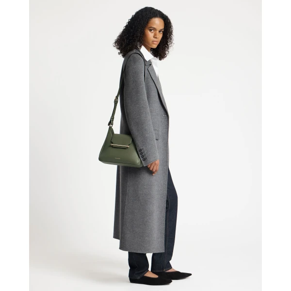 Strathberry Multrees Hobo in Pine Green, view 10