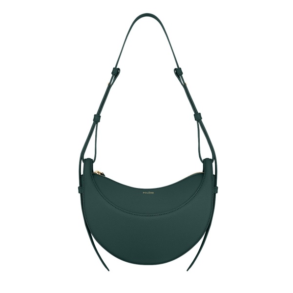 Polène Numéro Dix in Green Numéro Dix in Green - Shoulder & Crossbody Bags - Parisian Luxury Leather Bag at Luxury Shoes 