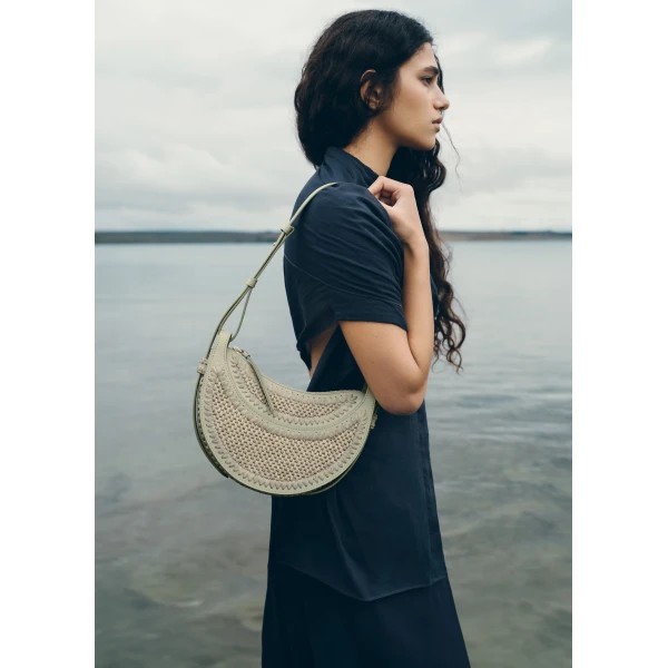 Polene Numéro Dix in Laurel Bag, view 2