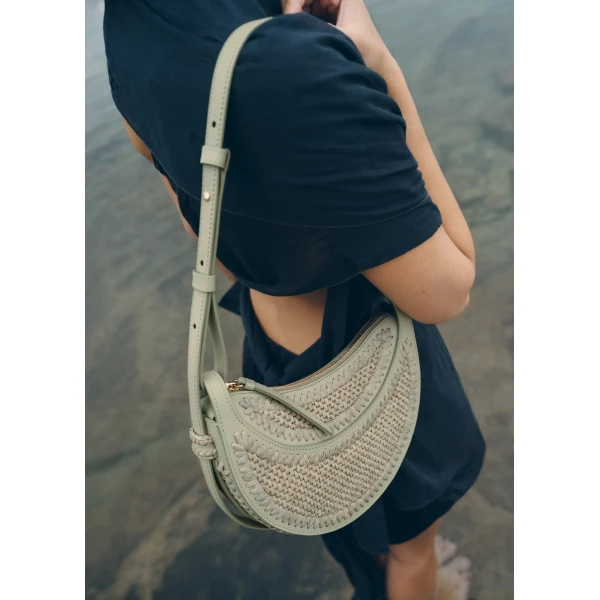 Polene Numéro Dix in Laurel Bag, view 4