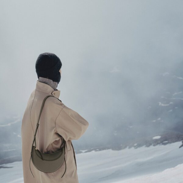 Polene Numéro Dix in Smoky Green Bag, view 2
