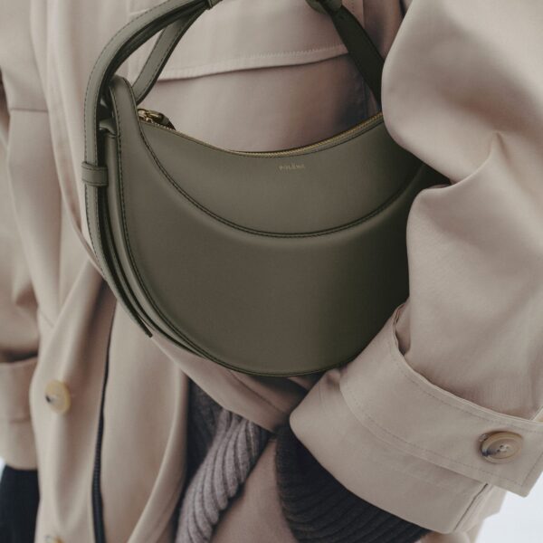 Polene Numéro Dix in Smoky Green Bag, view 3