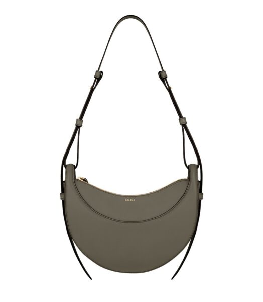 Polène Numéro Dix in Smoky Green Numéro Dix in Smoky Green - Shoulder & Crossbody Bags - Parisian Luxury Leather Bag at Luxury Shoes 