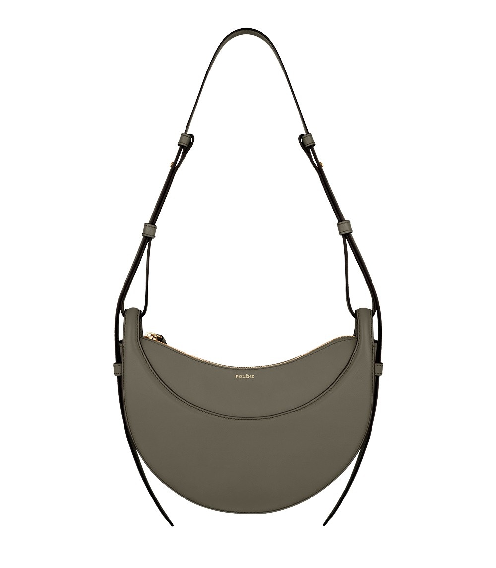 Polène Numéro Dix in Smoky Green Numéro Dix in Smoky Green - Shoulder & Crossbody Bags - Parisian Luxury Leather Bag at Luxury Shoes 