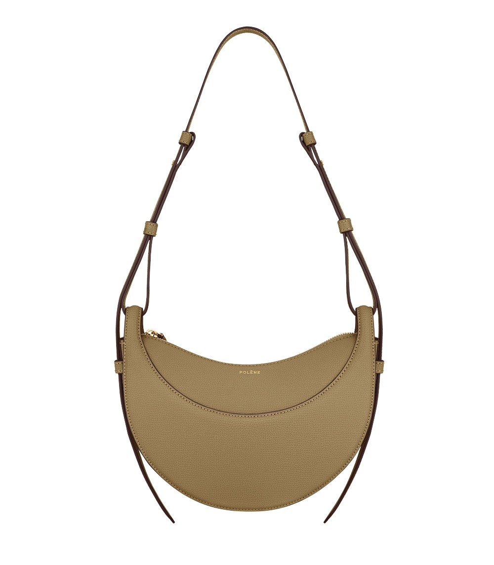 Polène Numéro Dix in Smoky Olive Numéro Dix in Smoky Olive - Shoulder & Crossbody Bags - Parisian Luxury Leather Bag at Luxury Shoes 