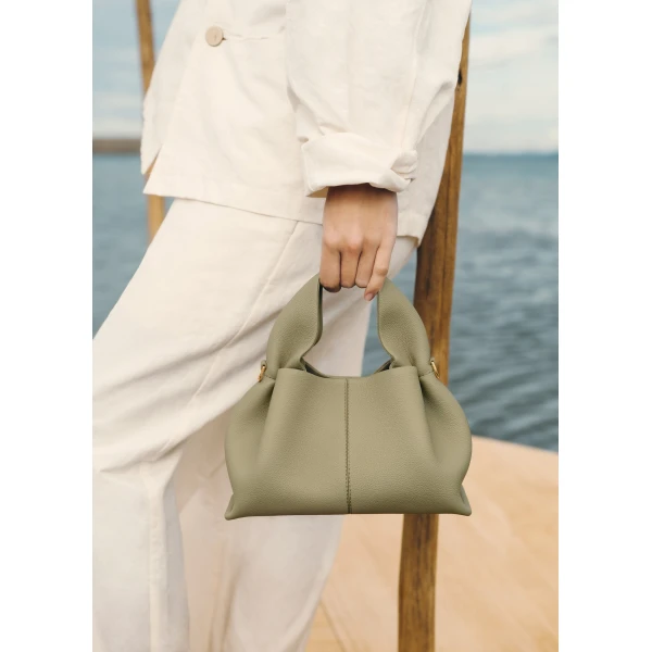 Polene Numéro Neuf Mini in Linden Bag, view 4