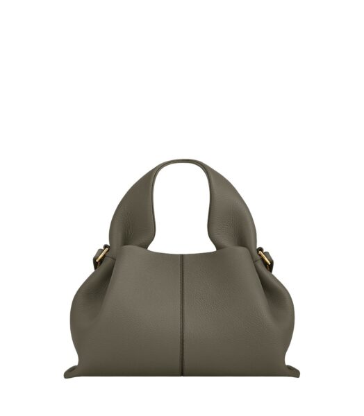 Polène Numéro Neuf Mini in Smoky Green Numéro Neuf Mini in Smoky Green - Mini Bags - Parisian Luxury Leather Bag at Luxury Shoes 