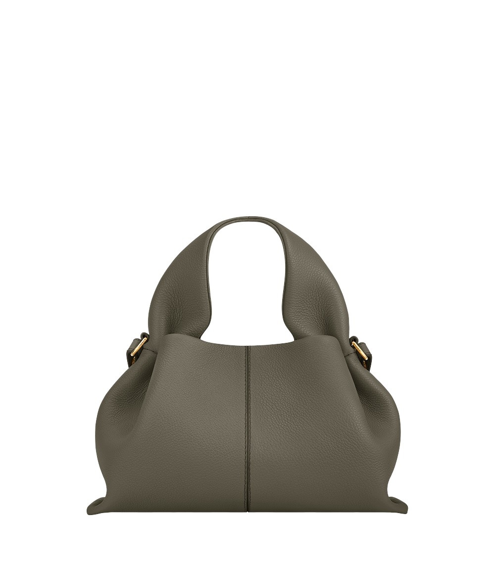 Polène Numéro Neuf Mini in Smoky Green Numéro Neuf Mini in Smoky Green - Mini Bags - Parisian Luxury Leather Bag at Luxury Shoes 