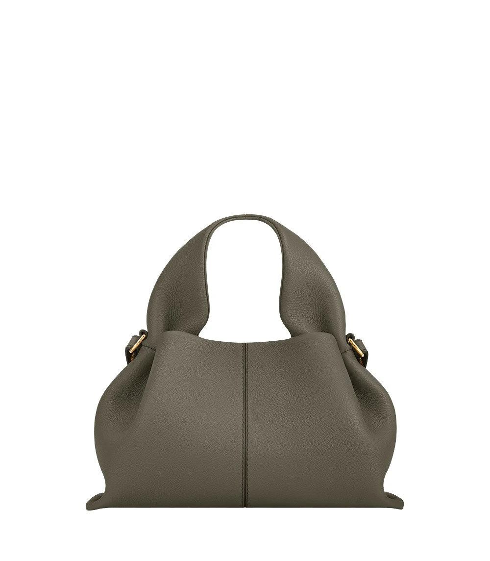 Polene Numéro Neuf Mini in Smoky Green Bag