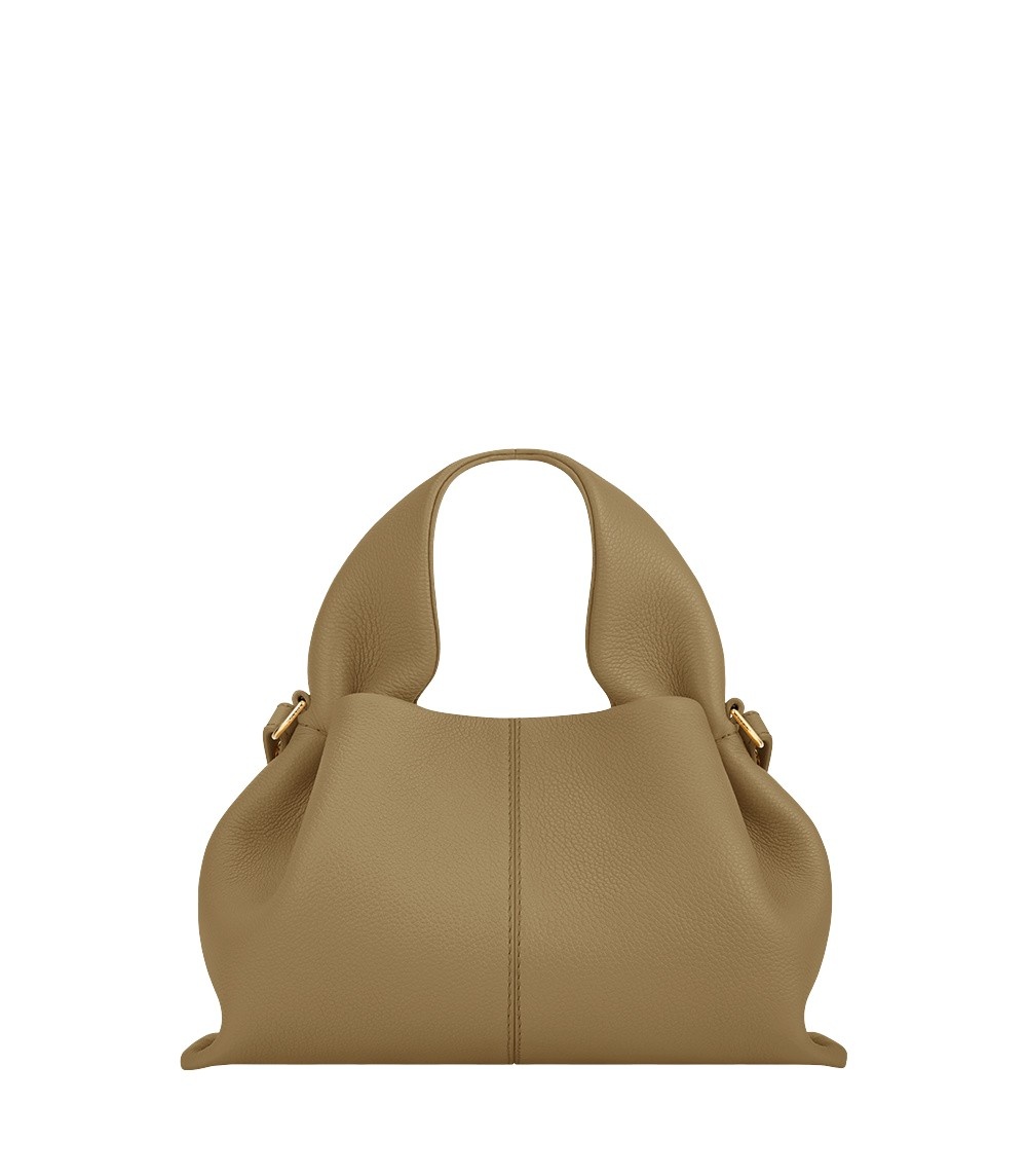 Polène Numéro Neuf Mini in Smoky Olive Numéro Neuf Mini in Smoky Olive - Mini Bags - Parisian Luxury Leather Bag at Luxury Shoes 