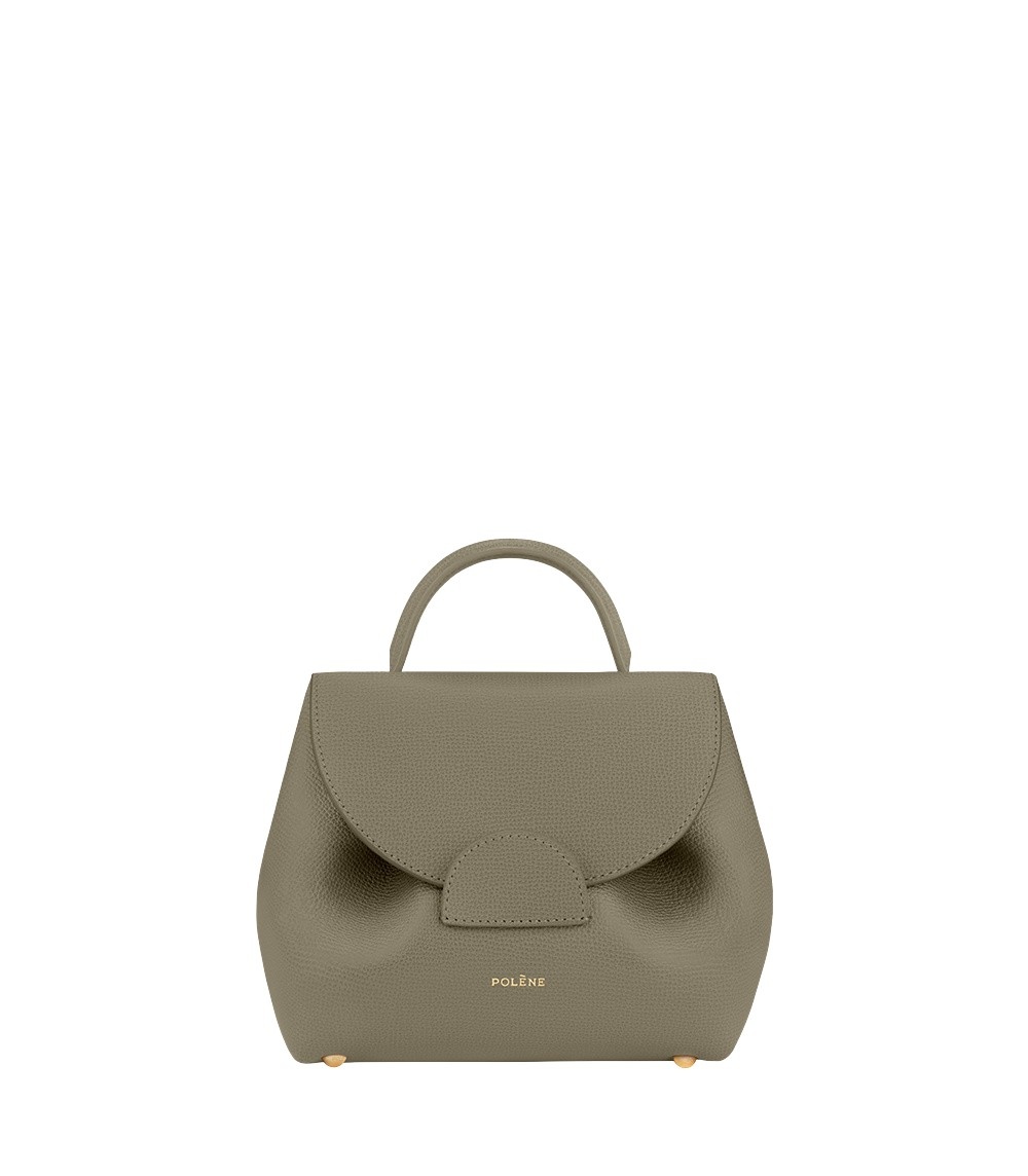 Polène Numéro Un Nano in Olive Numéro Un Nano in Olive - Mini Bags - Parisian Luxury Leather Bag at Luxury Shoes 