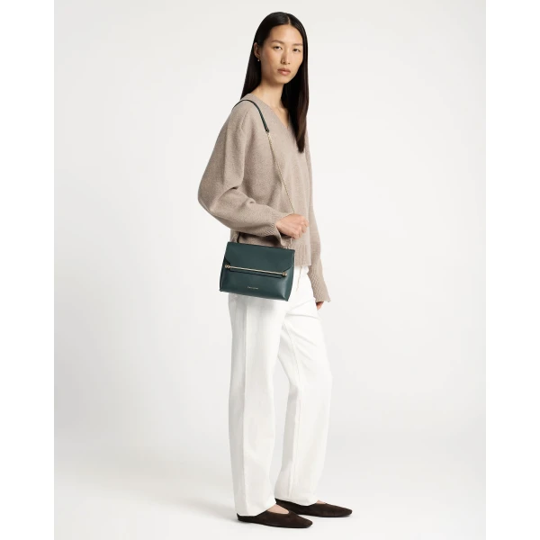 Strathberry Stylist in Bottle Green, view 7