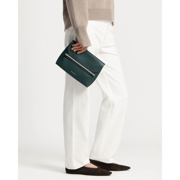 Strathberry Stylist in Bottle Green, view 9