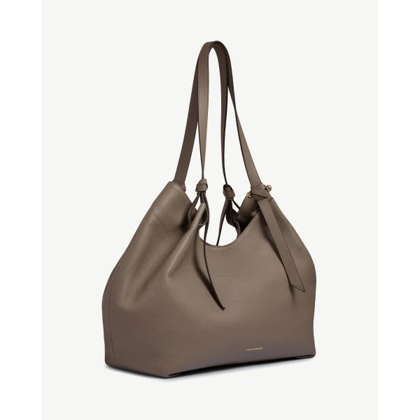 Strathberry Barra Tote in Taupe, view 3