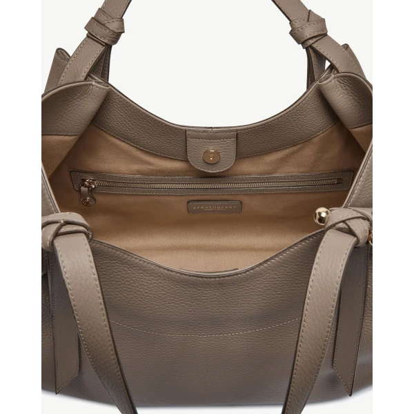 Strathberry Barra Tote in Taupe, view 5