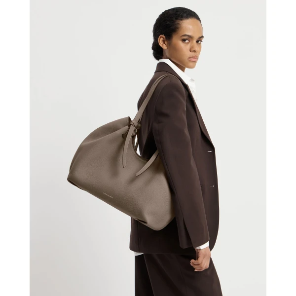 Strathberry Barra Tote in Taupe, view 8