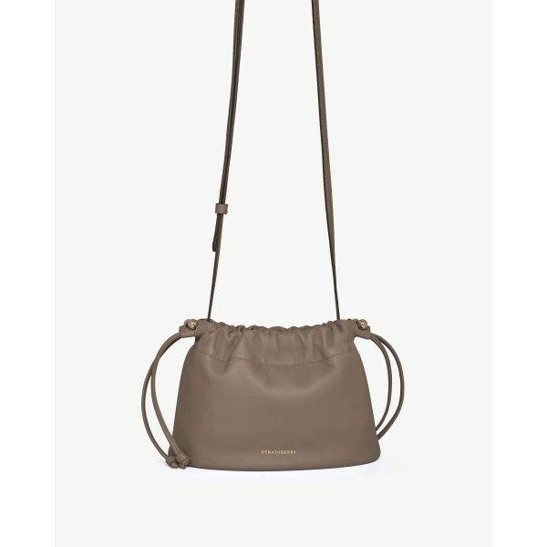 Strathberry Charlotte Drawstring in Taupe, view 2