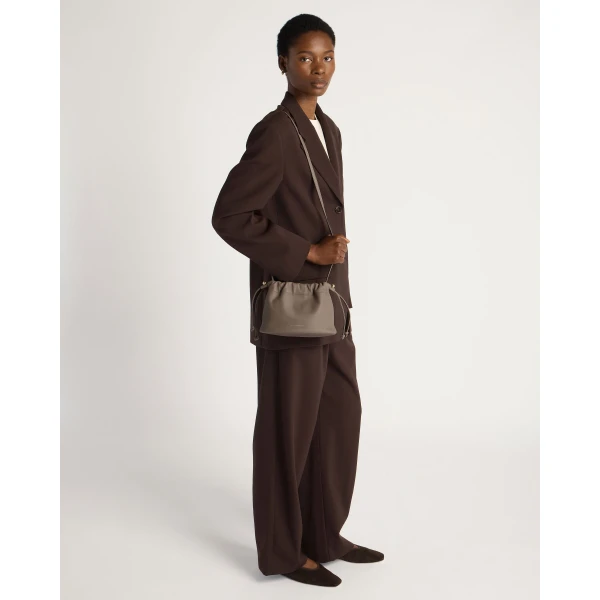 Strathberry Charlotte Drawstring in Taupe, view 5