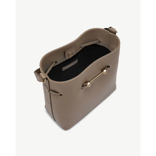 Strathberry Corda Bucket in Taupe, view 6