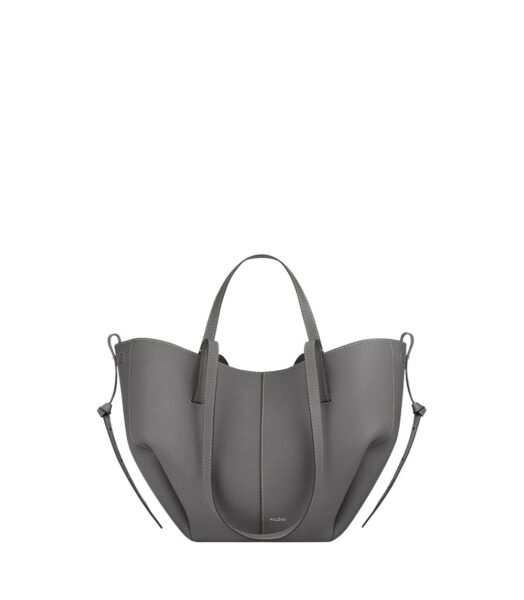Polène Cyme Mini in Stone Cyme Mini in Stone - Mini Bags - Parisian Luxury Leather Bag at Luxury Shoes 