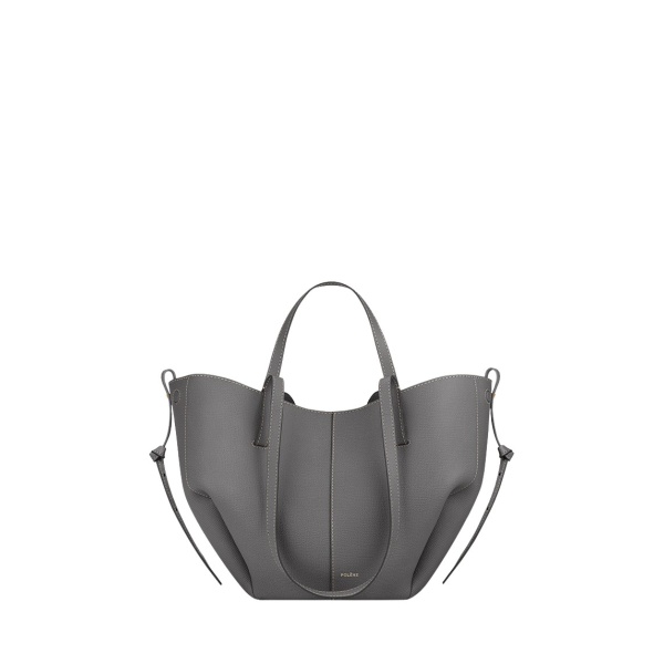 Polène Cyme Mini in Stone Cyme Mini in Stone - Mini Bags - Parisian Luxury Leather Bag at Luxury Shoes 